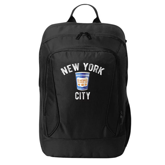 Greek Coffee Cup Nyc New York City Backpack