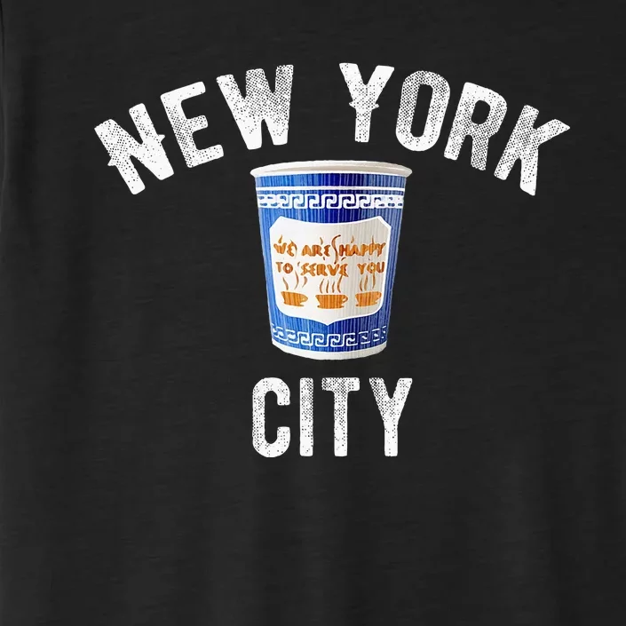 Greek Coffee Cup Nyc New York ChromaSoft Performance T-Shirt