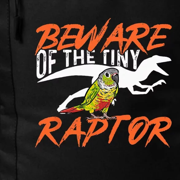 Green Cheek Conure Beware Of The Tiny Raptor Bird Conure Daily Commute Backpack