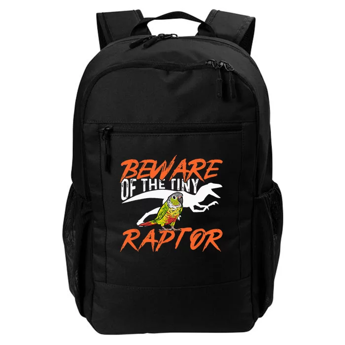 Green Cheek Conure Beware Of The Tiny Raptor Bird Conure Daily Commute Backpack