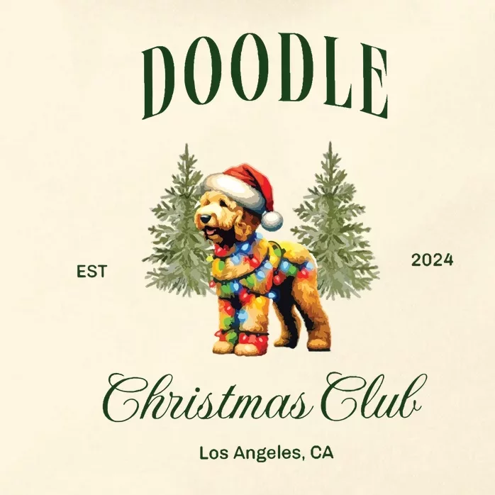 Goldendoodle Christmas Club Zip Tote Bag