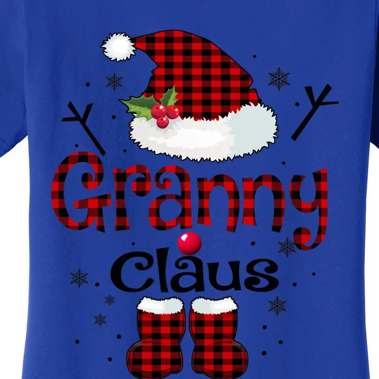 Granny Claus Christmas Santa Family Matching Pajamas Xmas Great Gift Women's T-Shirt