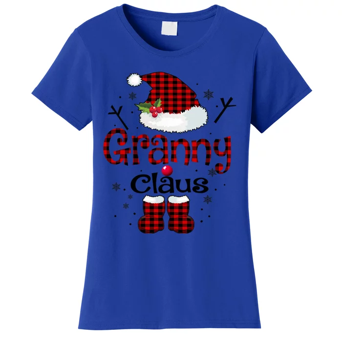 Granny Claus Christmas Santa Family Matching Pajamas Xmas Great Gift Women's T-Shirt