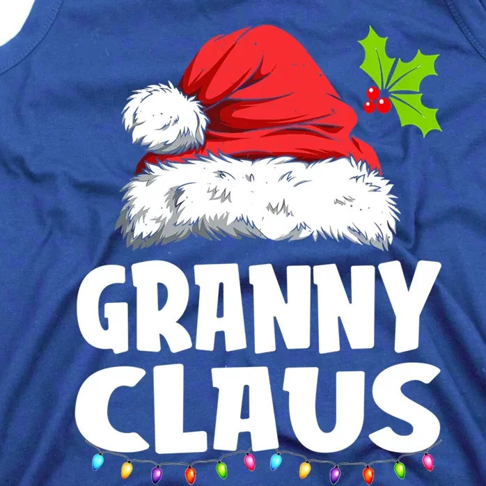 Granny Claus Cool Gift Christmas Pajama Family Matching Xmas Gift Tank Top