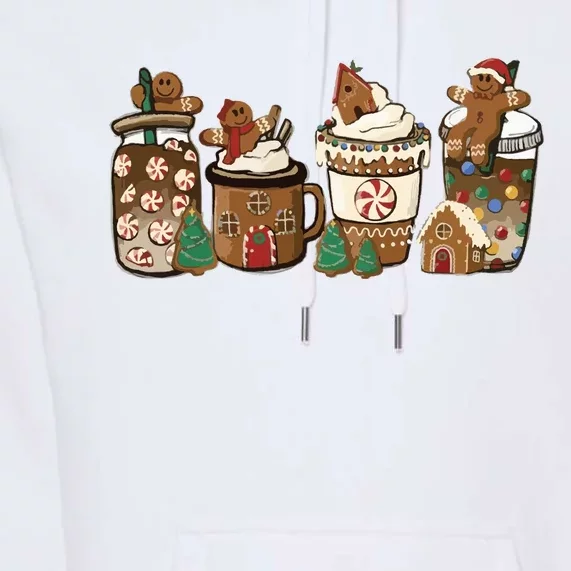 Gingerbread Christmas Coffee Premium Hoodie