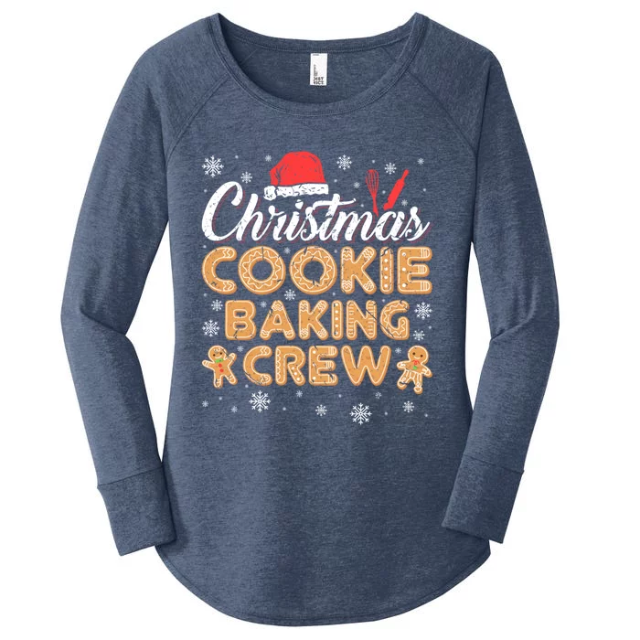 Gingerbread Christmas Cookie Baking Crew Gift Women's Perfect Tri Tunic Long Sleeve Shirt