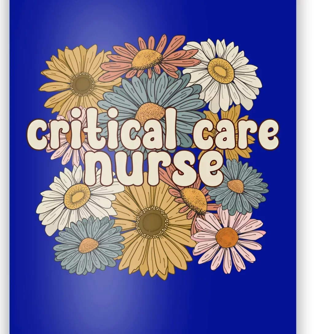 Groovy Critical Care Nurse Critical Care Nursing Gift Poster