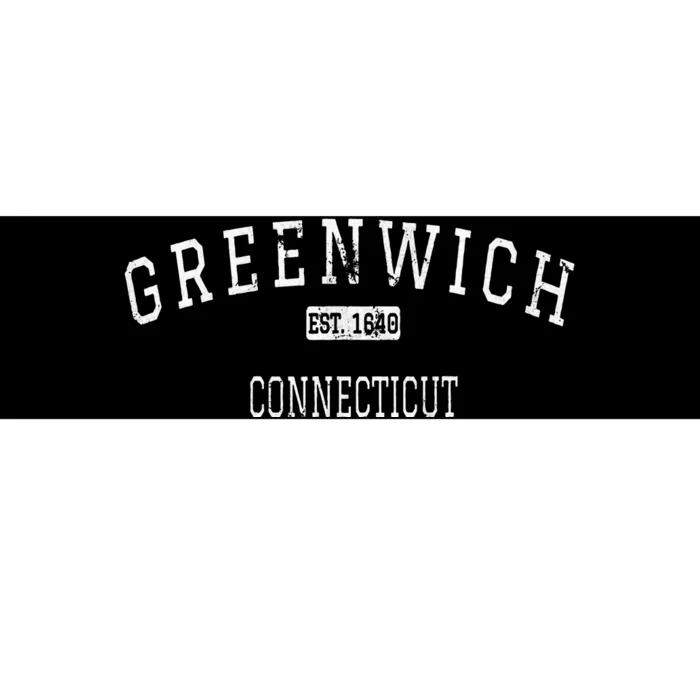 Greenwich Connecticut Ct Vintage Bumper Sticker