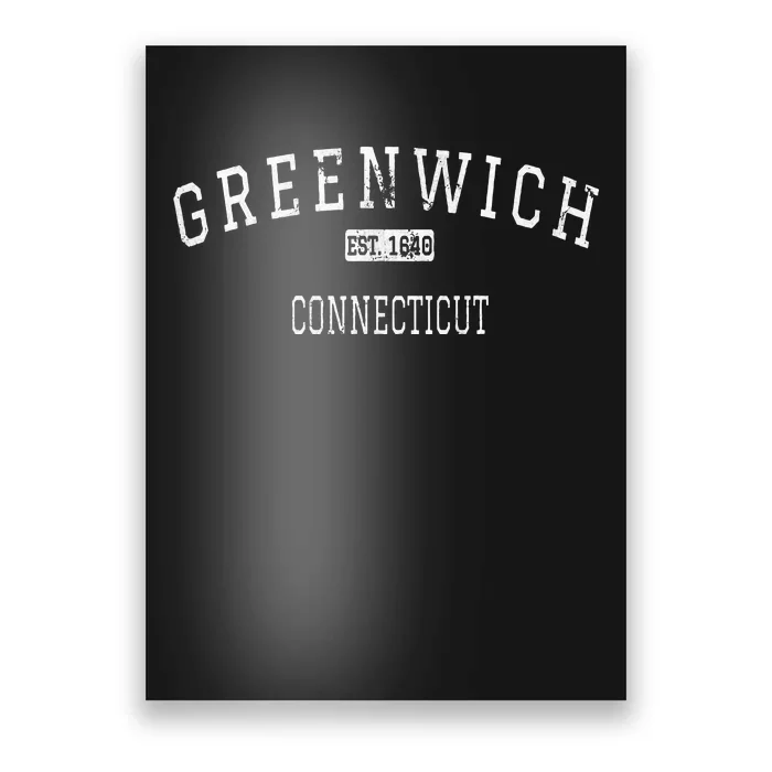 Greenwich Connecticut Ct Vintage Poster