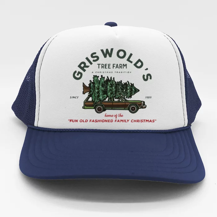 Griswold Co Christmas Tree Farm Trucker Hat