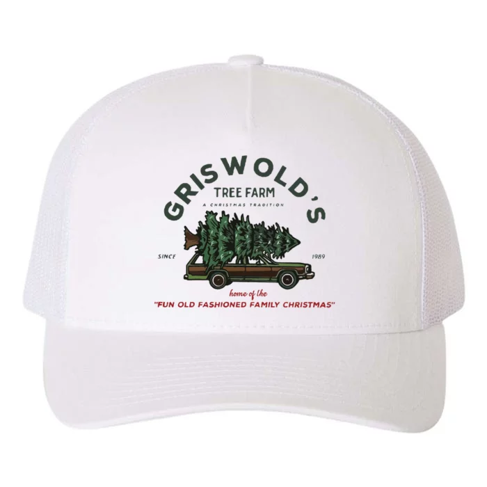 Griswold Co Christmas Tree Farm Yupoong Adult 5-Panel Trucker Hat