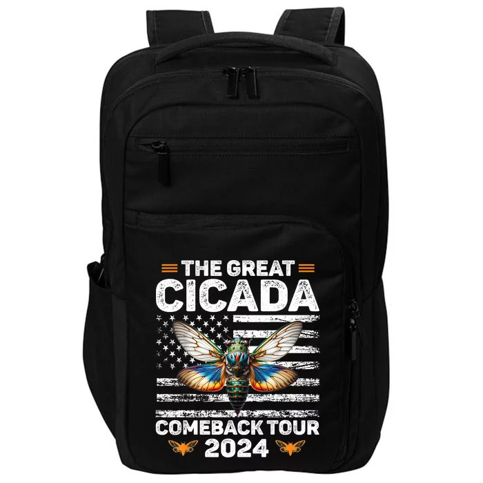 Great Cicada Come Back 2024 Cicada Invasion 2024 Impact Tech Backpack