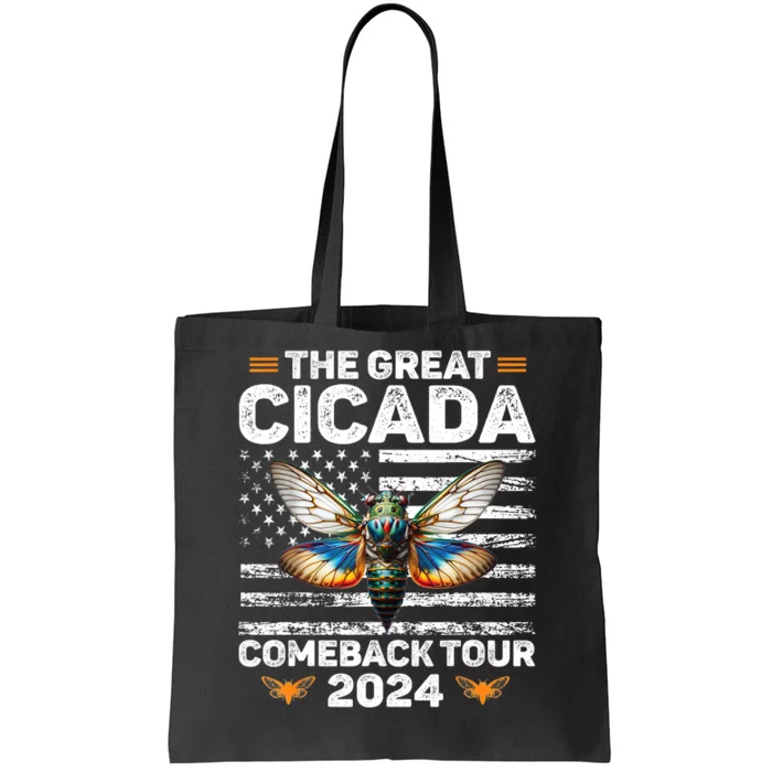 Great Cicada Come Back 2024 Cicada Invasion 2024 Tote Bag