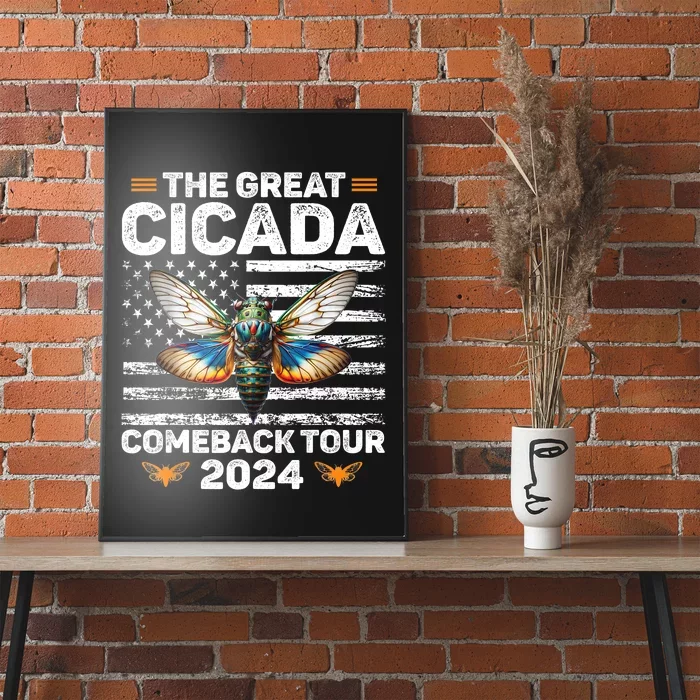 Great Cicada Come Back 2024 Cicada Invasion 2024 Poster