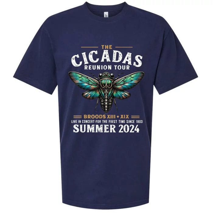 Great Cicada Come Back 2024 Cicada Invasion 2024 Sueded Cloud Jersey T-Shirt