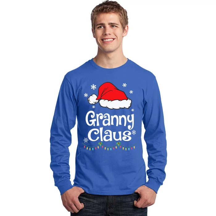 Granny Claus Cute Gift Christmas Pajama Family Matching Xmas Gift Tall Long Sleeve T-Shirt