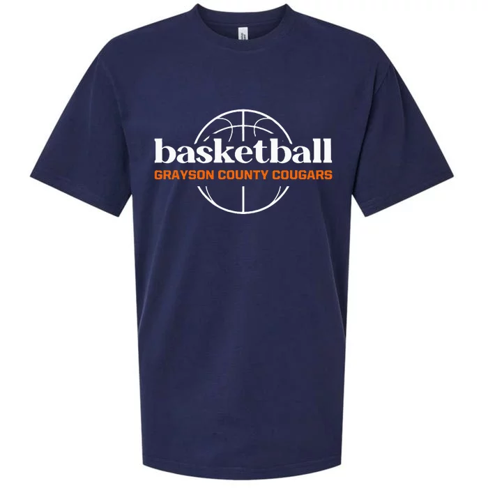 Grayson County Cougars Basketball Sueded Cloud Jersey T-Shirt