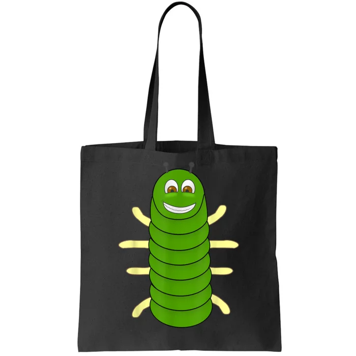 Green Caterpillar Character Cute Animal Halloween Costume Tote Bag