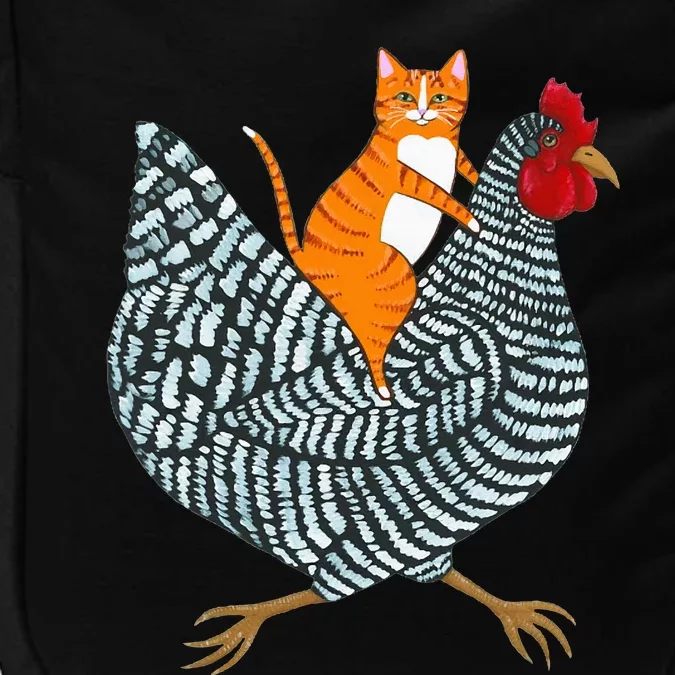 Ginger Cat Chicken Ride Orange Cat Chicken Impact Tech Backpack