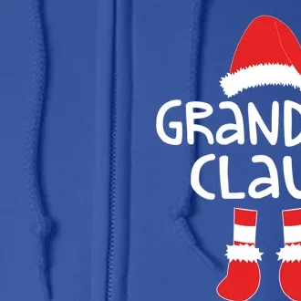 Grandma Claus Cute Gift Matching Christmas Costume Funny Gift Cool Gift Full Zip Hoodie