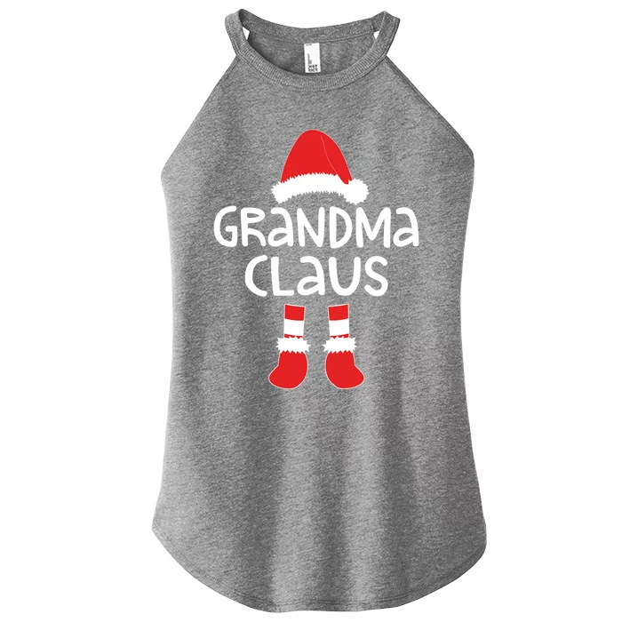 Grandma Claus Cute Gift Matching Christmas Costume Funny Gift Cool Gift Women’s Perfect Tri Rocker Tank