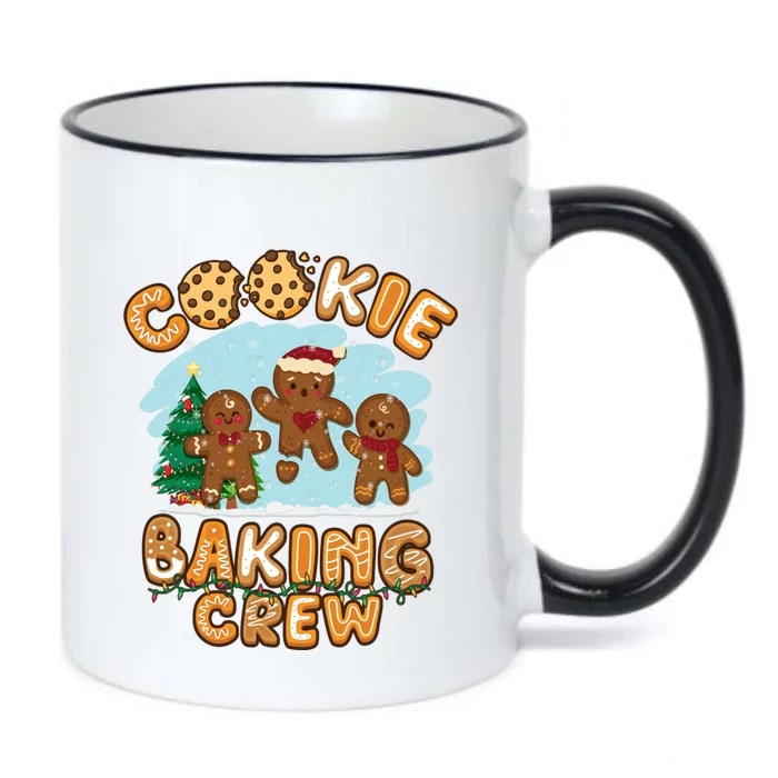 Gingerbread Christmas Cookie Baking Crew Cute Gift Black Color Changing Mug