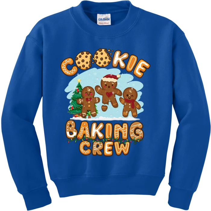 Gingerbread Christmas Cookie Baking Crew Cute Gift Kids Sweatshirt