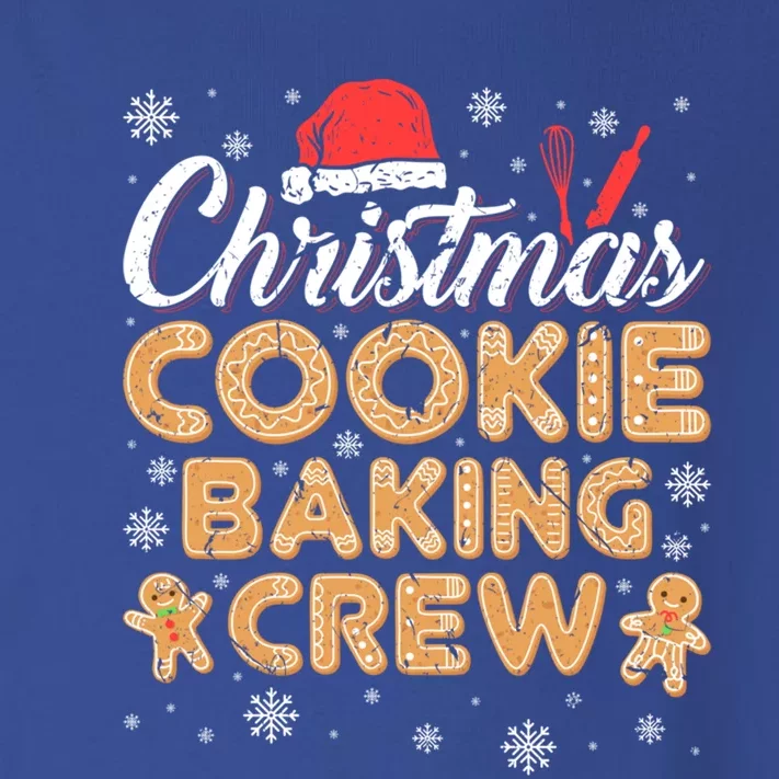 Gingerbread Christmas Cookie Baking Crew Gift Toddler Long Sleeve Shirt