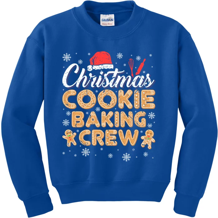 Gingerbread Christmas Cookie Baking Crew Gift Kids Sweatshirt