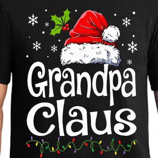 Grandpa Claus Christmas Lights Pajama Family Matching Pajama Set