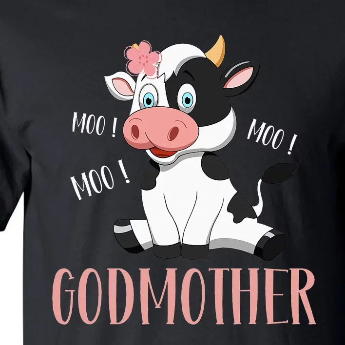 Godmother Cow Cute Cow Farmer gift for Birthday Tall T-Shirt