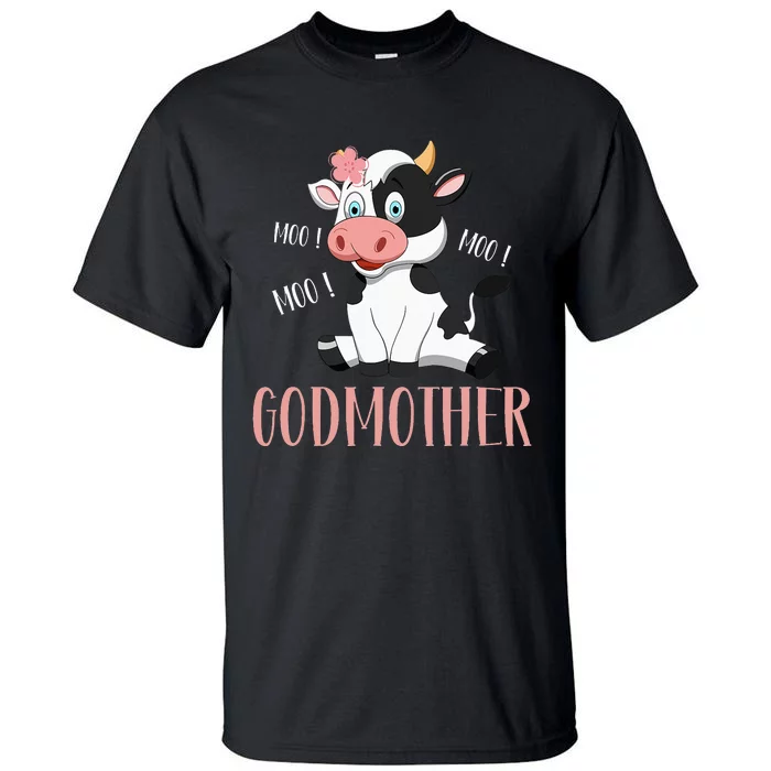 Godmother Cow Cute Cow Farmer gift for Birthday Tall T-Shirt