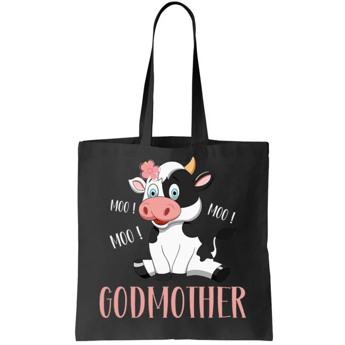 Godmother Cow Cute Cow Farmer gift for Birthday Tote Bag