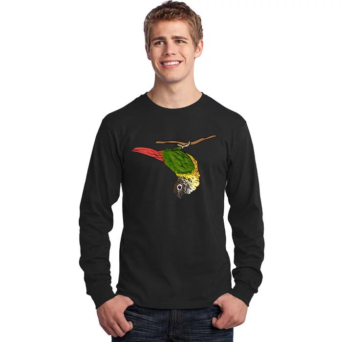 Green Cheek Conure Parrot Bird Conure Long Sleeve Shirt