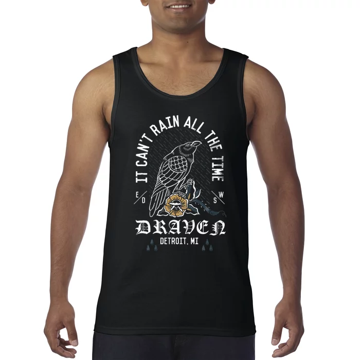 Gothic Crow Cult Horror Tank Top