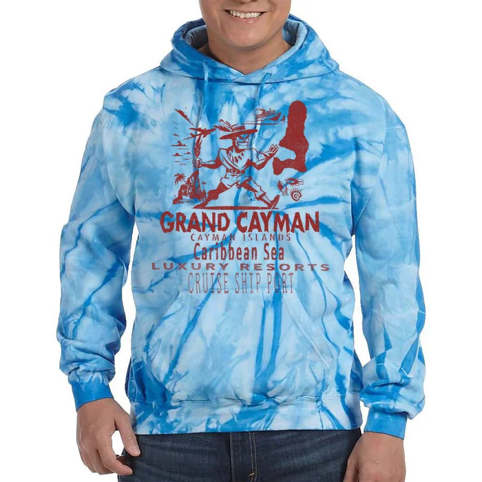 Grand Cayman Cayman Islands Tie Dye Hoodie