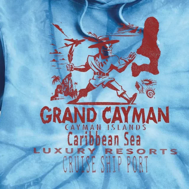 Grand Cayman Cayman Islands Tie Dye Hoodie