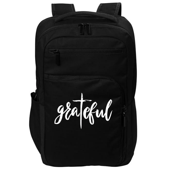 Grateful Cross Christianity Impact Tech Backpack