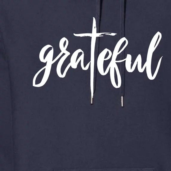 Grateful Cross Christianity Premium Hoodie