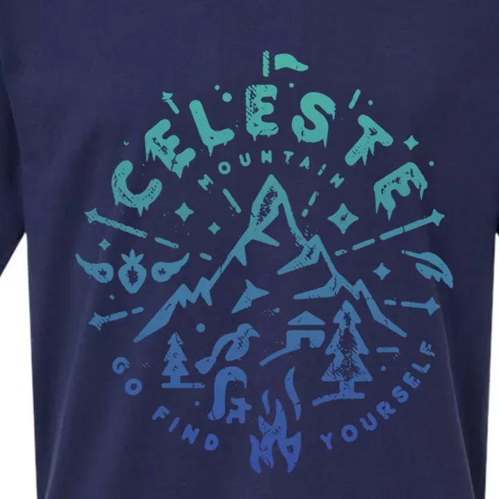 Graphic Celestes Classic Videogame Mountain Go Find Yourself Cute Gift Sueded Cloud Jersey T-Shirt