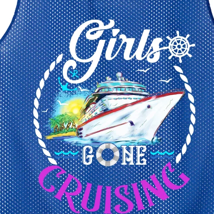 Gone Cruising Cruise Lovers Gift Mesh Reversible Basketball Jersey Tank