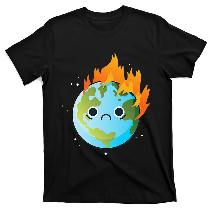 Green Climate Change Planet Environmentalist Earth Day T-Shirt