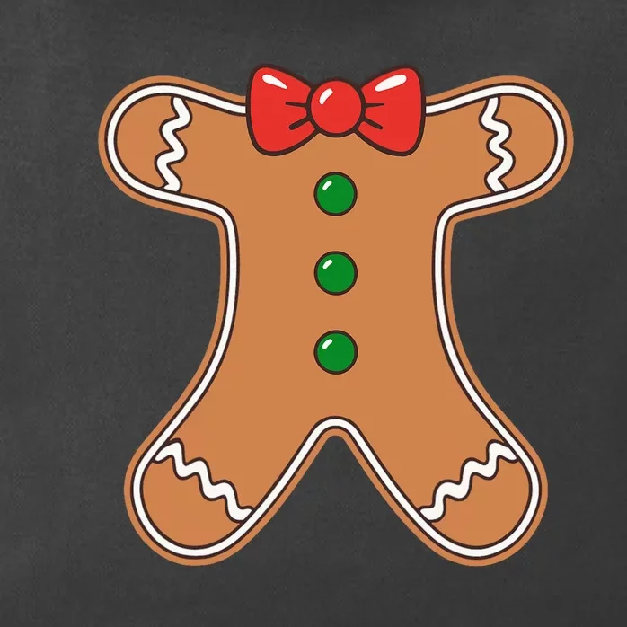 Gingerbread Cookie Costume Zip Tote Bag