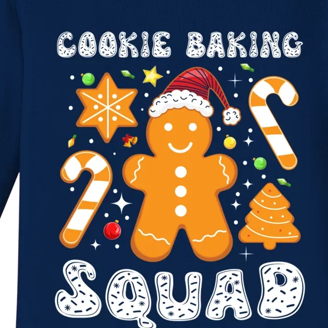 Gingerbread Cookies Cookie Baking Squad Christmas Baker Gift Baby Long Sleeve Bodysuit