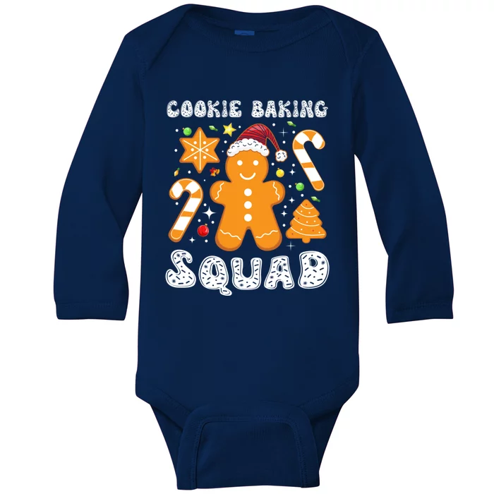 Gingerbread Cookies Cookie Baking Squad Christmas Baker Gift Baby Long Sleeve Bodysuit