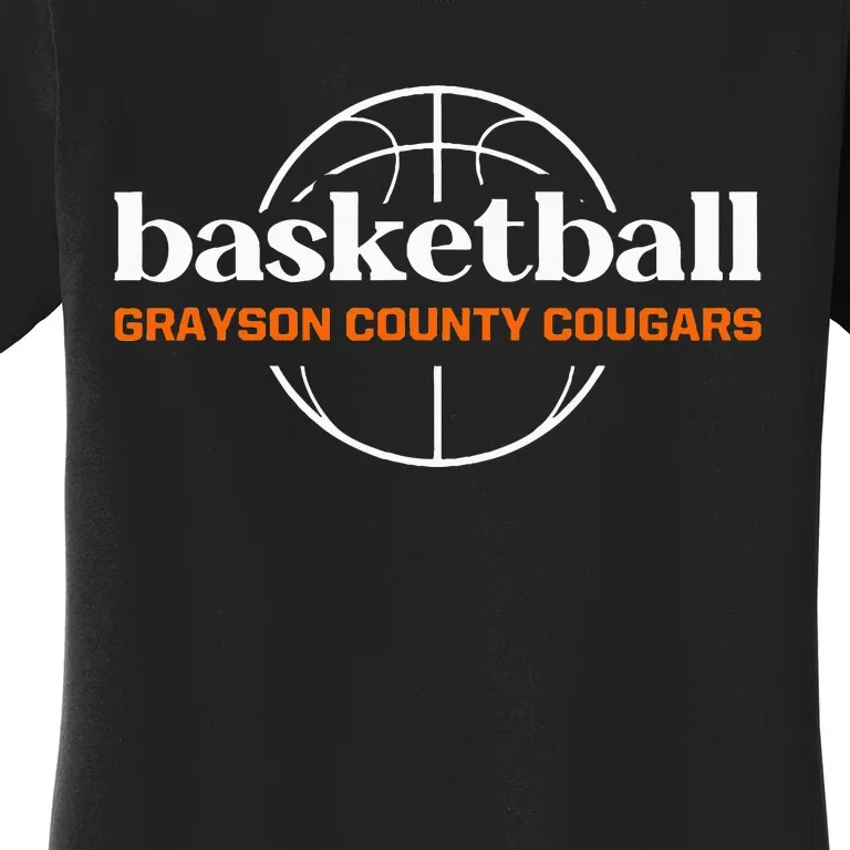 Grayson County Cougars Basketball Women's T-Shirt