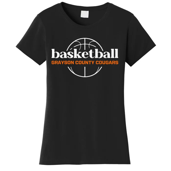 Grayson County Cougars Basketball Women's T-Shirt