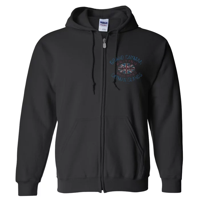 Grand Cayman Cayman Islands British West Indies Full Zip Hoodie