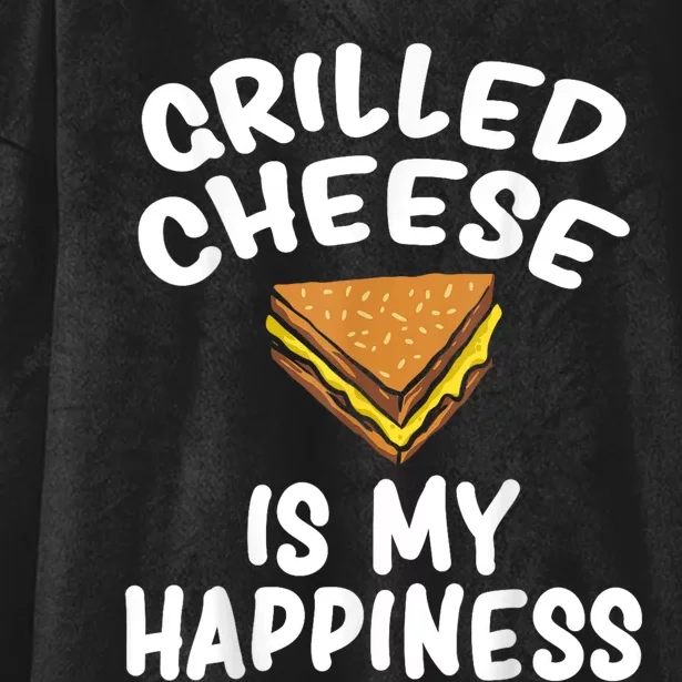 Grilled Cheese Cute Funny Sandwich Lover Design Hooded Wearable Blanket