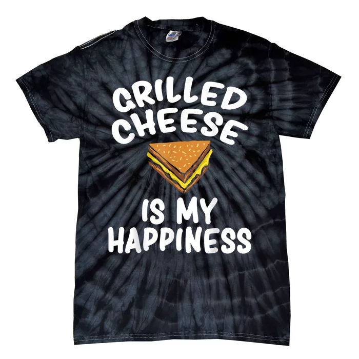 Grilled Cheese Cute Funny Sandwich Lover Design Tie-Dye T-Shirt